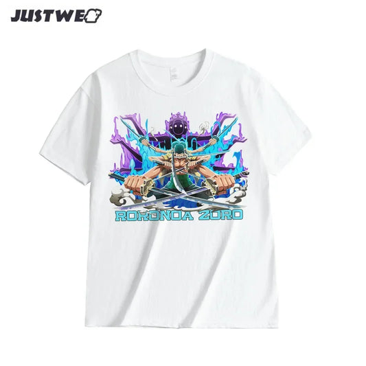 ONE PIECE Versatile Men’s and Women’s T-Shirts – Loose Fit, Short Sleeves, Large Size Casual Wear