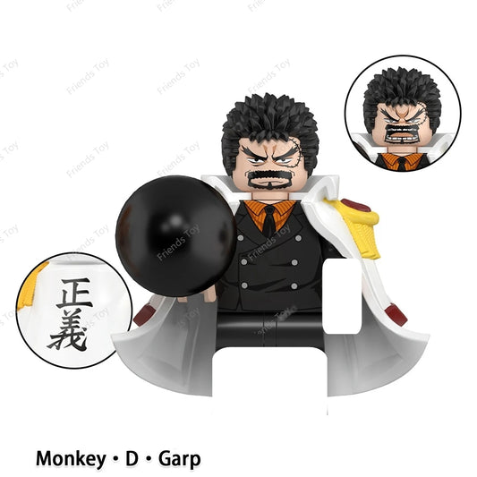 One Piece Mini Man Blocks Figures