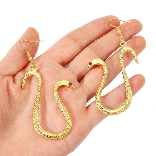 Cartoon Snake Pendant Earrings