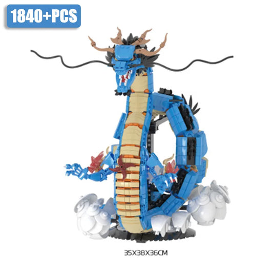 MOC One Piece Building Blocks Kaido Dragon Model