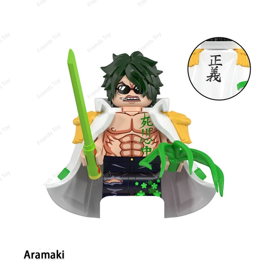 One Piece Mini Man Blocks Figures