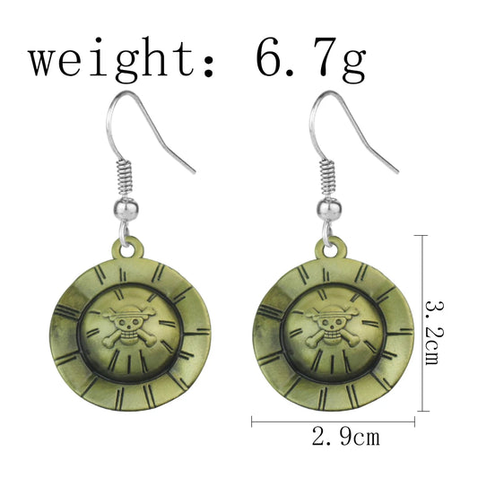 Anime Luffy Robin Chopper Drop Earrings