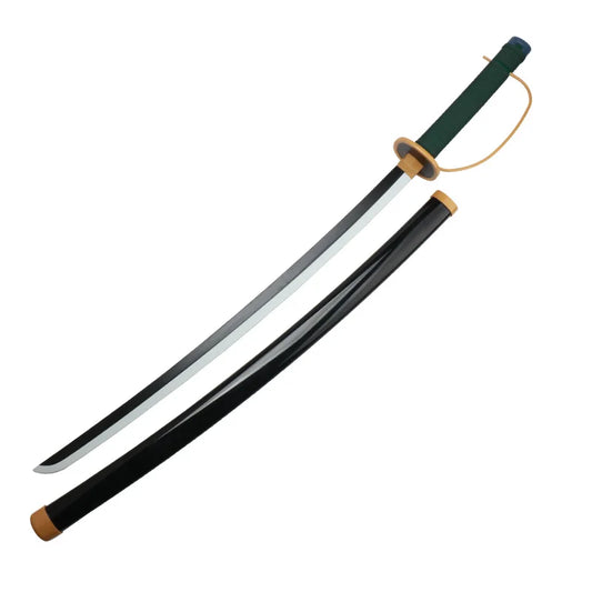 Roronoa Zoro Katana Anime Cosplay Wooden Sword Toy – Shanks Weapons Props with Belt &amp; Holder