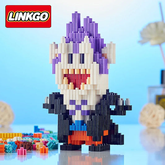 One Piece Linkgo Micro Building Blocks – Boa Doflamingo, Crocodile &amp; Gekko Moria Figures